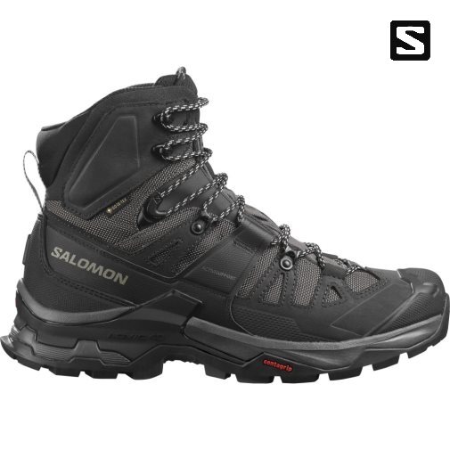 Black Salomon Quest 4 GTX Men's Hiking Boots | PH 54821R